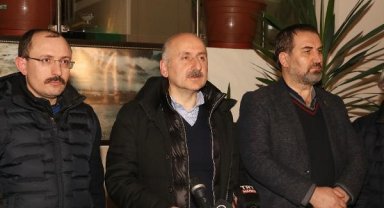 Karaismailoğlu: Enkazdan hala canlı çıkıyor, en büyük temennimiz bunların artması