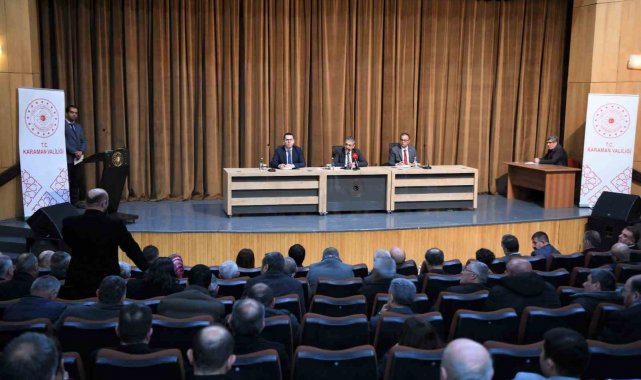 Karaman'da İl İdare Şube Başkanları toplantısı gerçekleştirildi