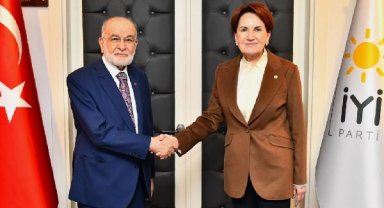 Karamollaoğlu'ndan Akşener'e ziyaret