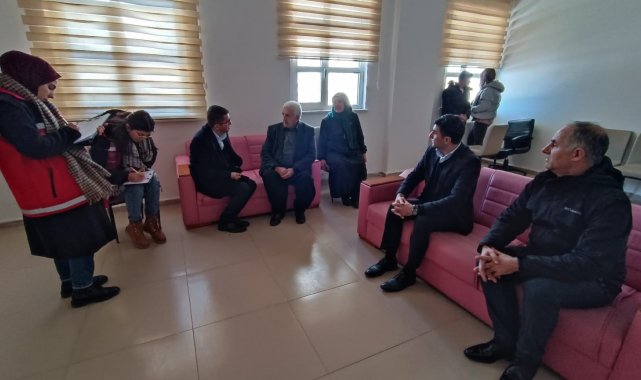 Kaymakam Daştan, depremzedelerle bir araya geldi