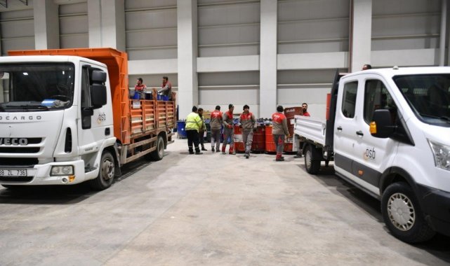Kayseri OSB Teknik Koleji deprem bölgesi için 200 varil soba üretti