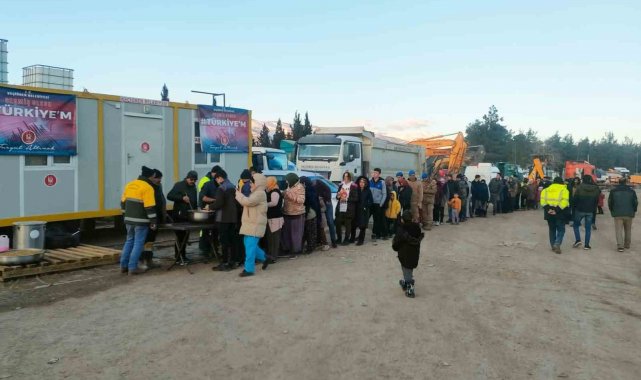 Keçiören Belediyesi'nden Kahramanmaraş'ta 3 öğün yemek hizmeti
