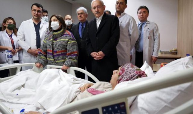 Kılıçdaroğlu çifti, Ankara'da depremzedeleri ziyaret etti