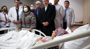 Kılıçdaroğlu çifti, Ankara'da depremzedeleri ziyaret etti