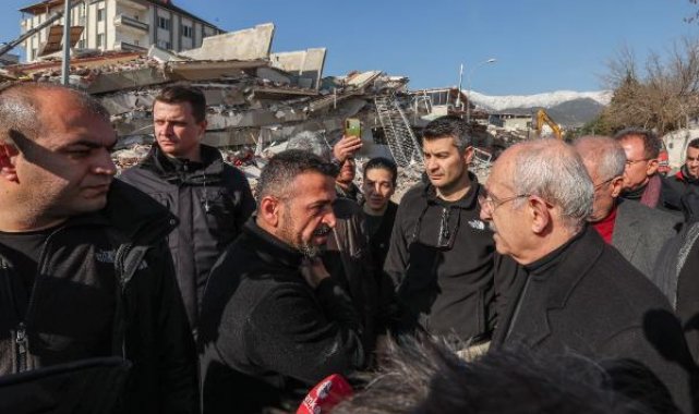 Kılıçdaroğlu, depremzedeleri ziyaret etti
