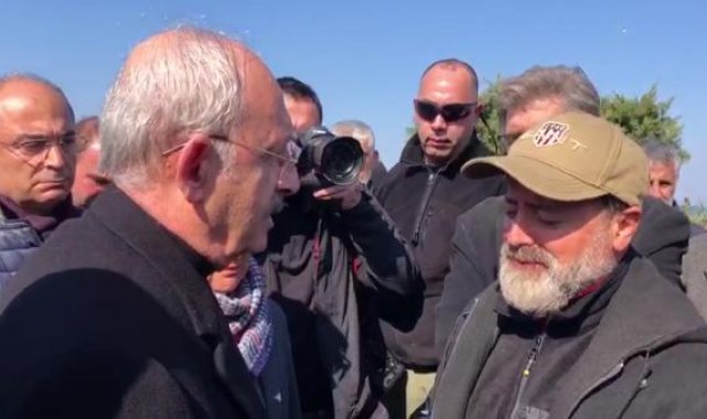 Kılıçdaroğlu, eşi ve ikizleri enkazda kalan Dr. Şahutluoğlu'nu ziyaret etti