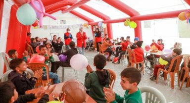 Kızılay'dan afetzede çocuklara psikososyal destek