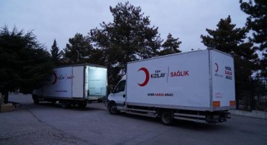 Kızılay'ın mobil sağlık araçları köylerde tarama yapacak