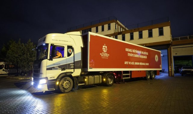 Kocaeli Büyükşehir afet bölgesinde