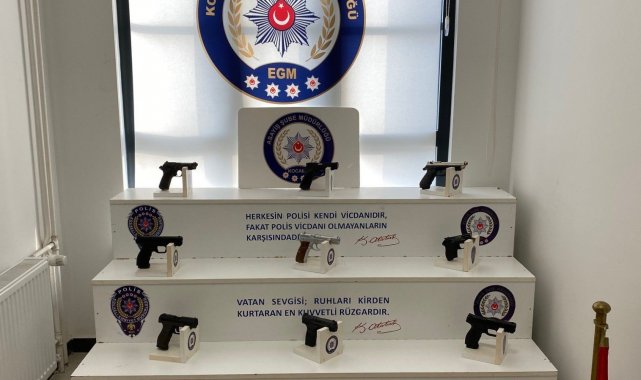 Kocaeli'de 24 silah ele geçirildi