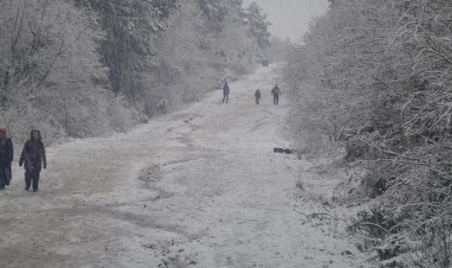 Kocaeli'de yükseklerde kar yağışı