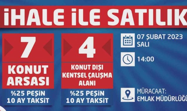 Kocasinan'dan yüzde 25 peşin, 10 ay taksitli yılın ilk büyük fırsatı