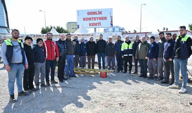 Konteyner Kent Gemlik'ten altyapısı Büyükşehir'den