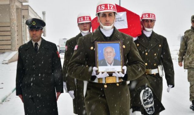 Kore gazisi, son yolculuğuna uğurlandı
