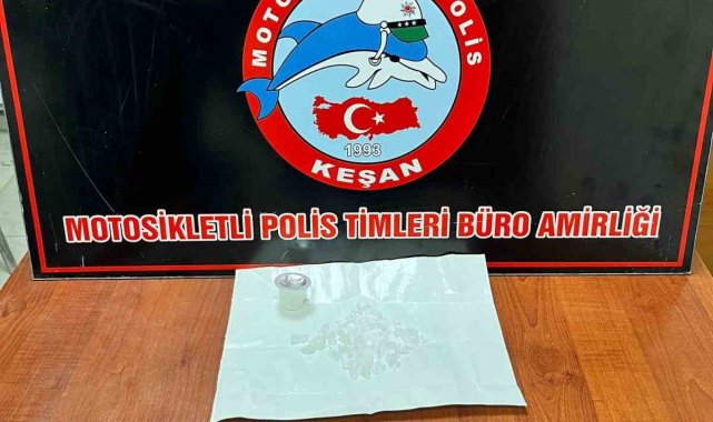Kovalamaca sonrası yakalanan şahsın üzerinden uyuşturucu çıktı
