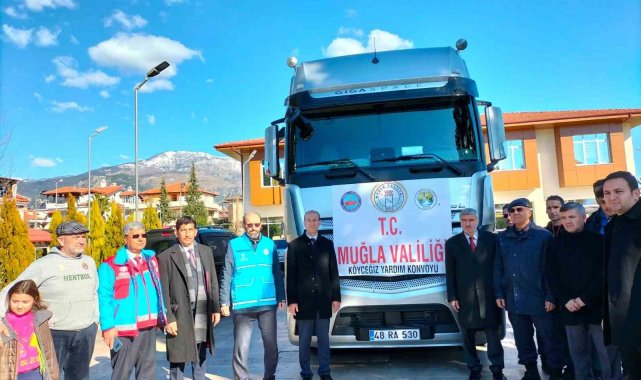 Köyceğiz'den depremzedelere için yardım tırı gönderilmeye devam ediyor