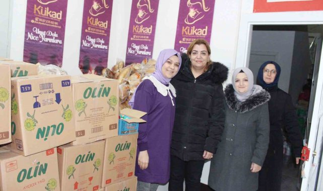 KÜKAD'tan 100 aileye gıda yardımı