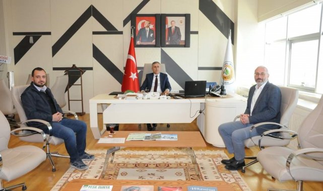 Kütahya 30 Ağustos OSB Müdürü Murat Demir, Bölge Müdürü Erdal Dingil'le görüştü