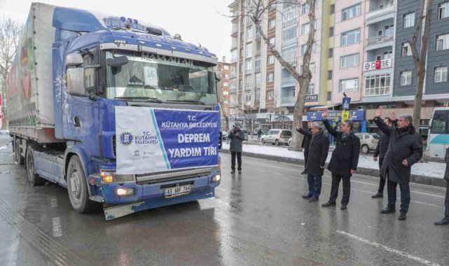 Kütahya Belediyesi 16. tırı uğurlandı