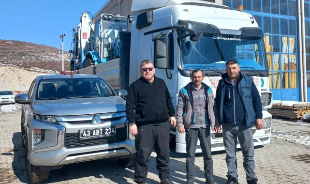 Kütahya OBM'den deprem bölgesine ilave iş makinesi sevkiyatı