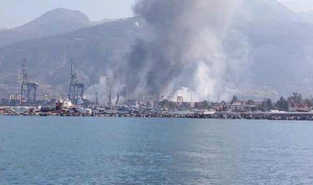 Limak'tan İskenderun Limanı'ndaki yangına ilişkin açıklama