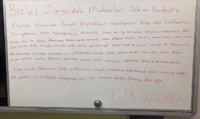 Madencilerden öğrencilere mesaj: Mühendis olun, sağlam binalar yapın