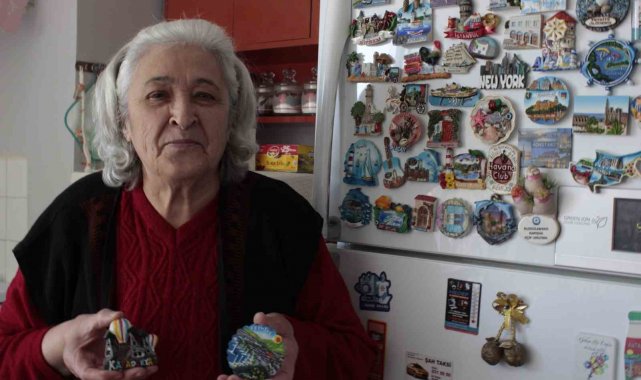 Magnet koleksiyonuyla görenleri şaşırtıyor
