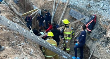 Malatya Havalimanı'nda, alt yapı çalışmasında göçük: 2 ölü