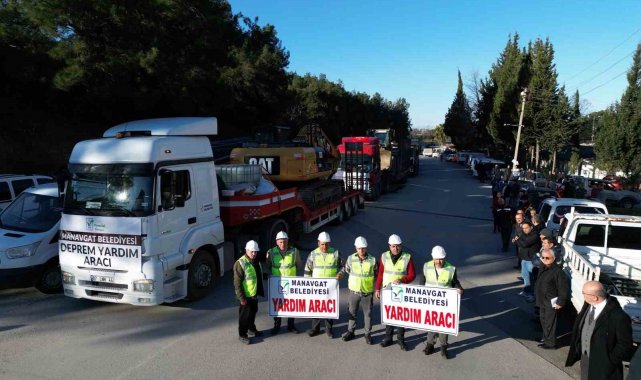 Manavgat, deprem bölgesi için tek yürek oldu