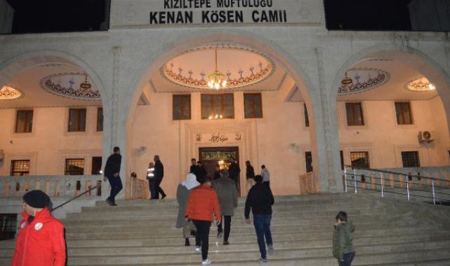 Mardin ve Batman'da Miraç Kandili'nde depremzedelere dua edildi