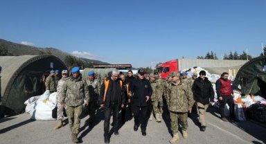 Mehmetçik, Hatay'a lojistik destek üssü kurdu