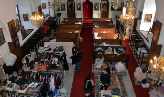 Mersin Rum Ortodoks Kilisesi kapılarını depremzedelere açtı