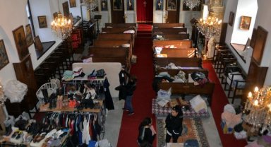 Mersin Rum Ortodoks Kilisesi kapılarını depremzedelere açtı