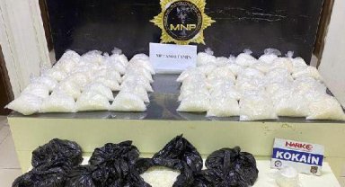 Mersin'de 43,8 kilo metamfetamin ele geçirildi