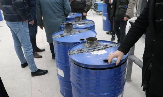 Meslek lisesinde yapılan varil sobalar deprem bölgesine gönderiliyor