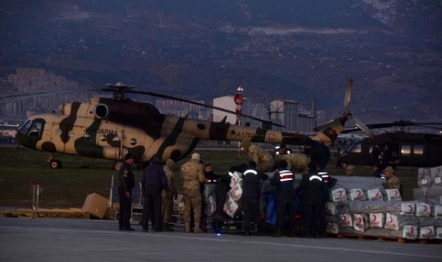 Mi-17 tipi helikopterler, depremlerde yaralanan 444 kişiyi taşıdı