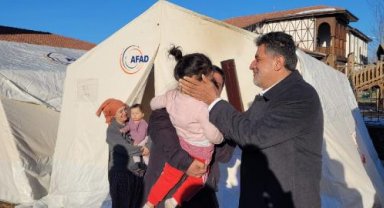 Milli Yol Partisi Başkanı Çayır, Malatya'da depremzedeleri ziyaret etti
