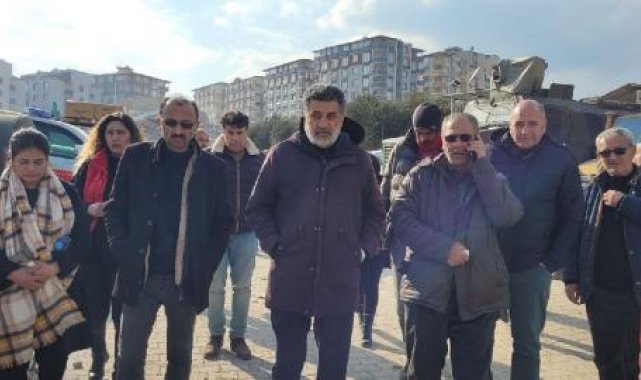 Milli Yol Partisi lideri Çayır, deprem bölgesi Hatay'da