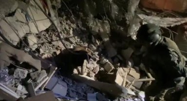 MSB: Arama- kurtarma köpeği, canlı olduğu düşünülen bir vatandaşımızın yerini tespit etti