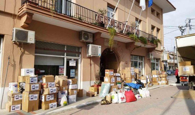Mudanya'nın Yunanistan'daki kardeş şehrinden deprem bölgesine yardım