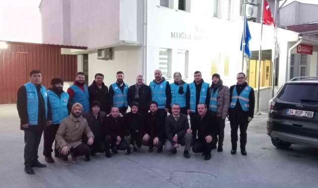 Muğla İl Müftülüğünden 12 kişi deprem bölgesine hareket etti