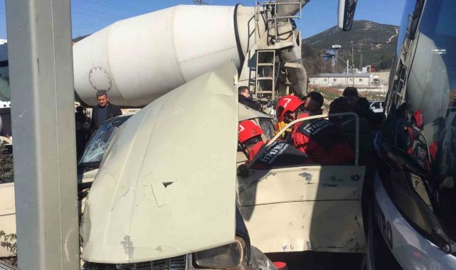 Muğla'da trafik kazası: 2 yaralı