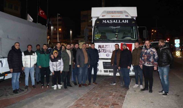 Nazilli'den 117'nci yardım aracı deprem bölgesine gönderildi