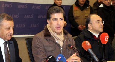 Neçirvan Barzani, depremden etkilenen Gaziantep'i ziyaret etti