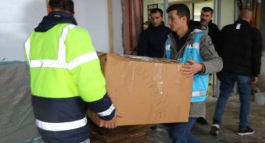 Ordu ve Çorum'dan deprem bölgelerine yardım ekibi ve malzeme gönderildi