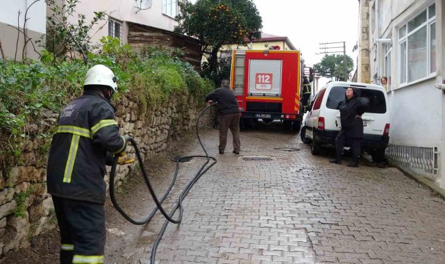 Ordu'da baca yangını ekipleri harekete geçirdi