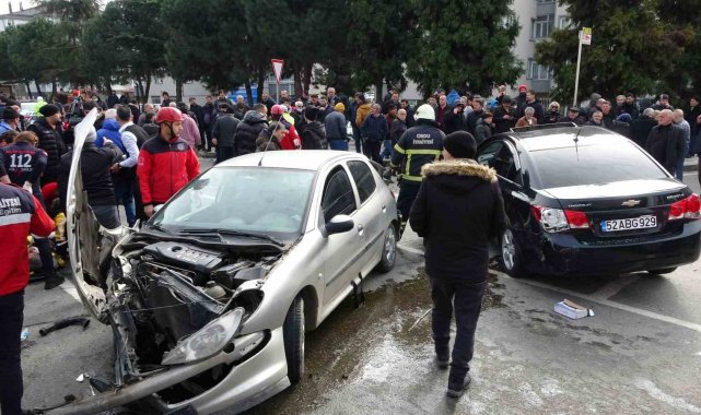 Ordu'da trafik kazası: 2 yaralı