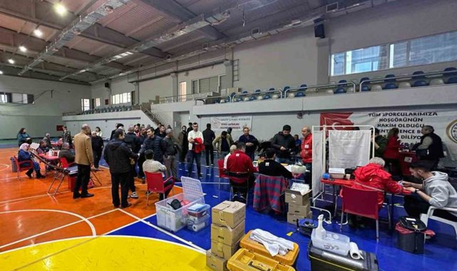 Ortaca'da depremzedeler için kan bağışı