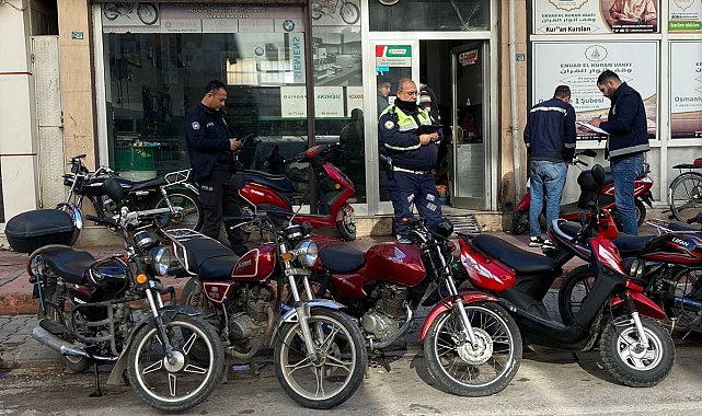 Osmaniye'de motosiklet denetimi