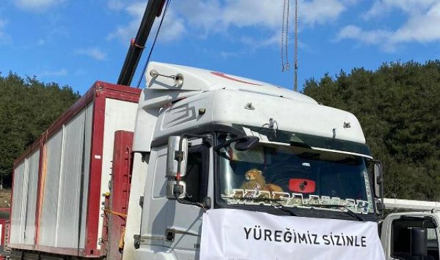 Polat Holding'in yardım TIR'ları deprem bölgesine hareket etti